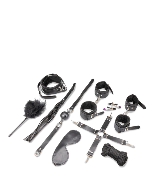 Kit jouets et accessoires bdsm 11 pièces